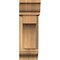 Ekena Millwork Westlake Traditional Rough Sawn Bracket w/ Offset Brace, Western Red Cedar, 6"W x 14"D x 18"H BKT0604X14X18WTL01RWR - alternate 3
